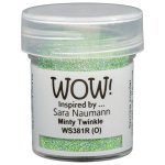 WS381R WOW! Embossing Powder Embossing Glitters - Minty Twinkle