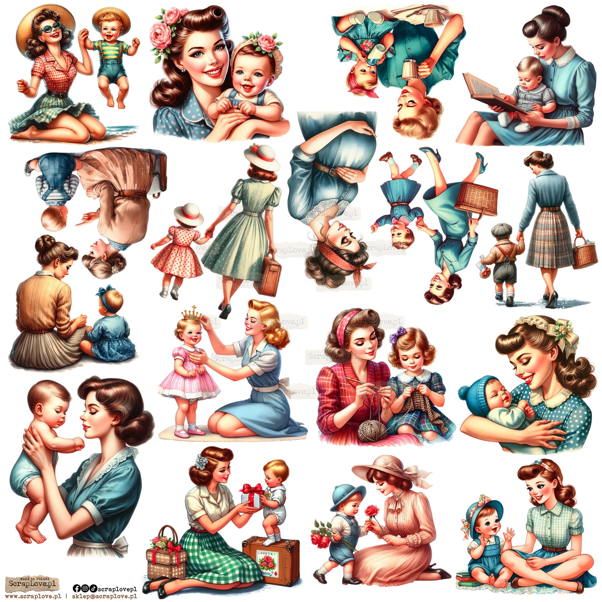 NSL-41 Paper stickers Scraplove - MAMA 4