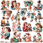 NSL-41 Paper stickers Scraplove - MAMA 4