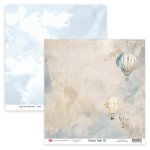 CP-TRT03 Double-sided scrapbooking paper Craft & You Design  12x12" Travel Time 03