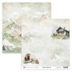 CP-TRT04 Double-sided scrapbooking paper Craft & You Design  12x12" Travel Time 04