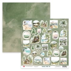 CP-TRT08 Elements for self-cutting out 12x12" Travel Time 08