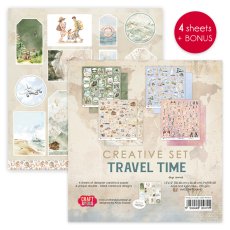 CSET-TRT30-4 CREATIVE set 30,5x30,5cm  Travel Time - 4 sheets 