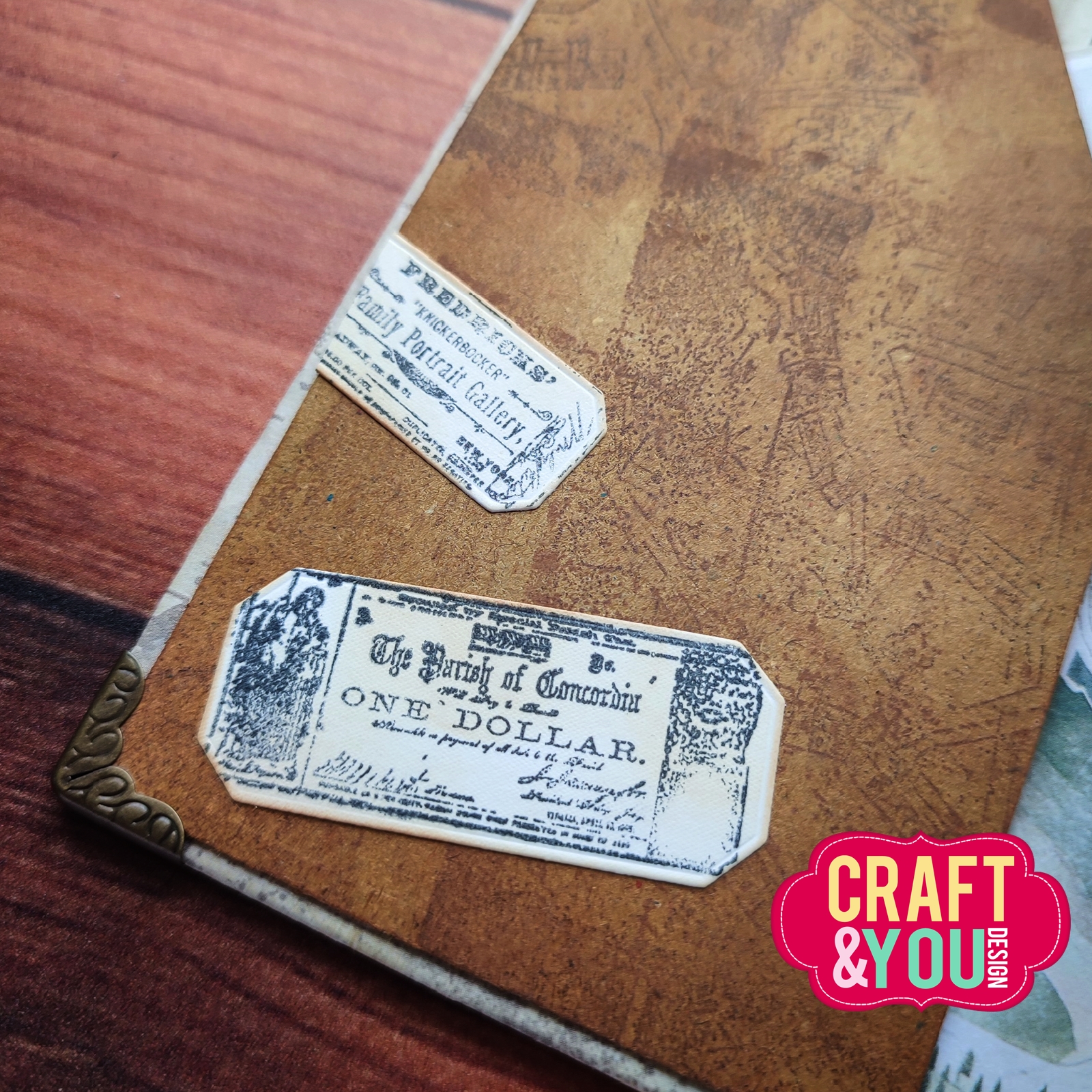 CS038 Clear StampsOld Town Map - Craft & You Design