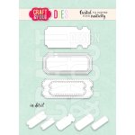 CW295  Cutting Die -  3 Tickets Set - Craft&You Design