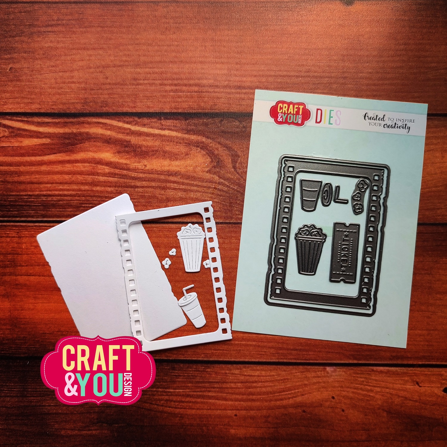 CW296 Cutting Die - ATC Cinema Set - Craft&You Design