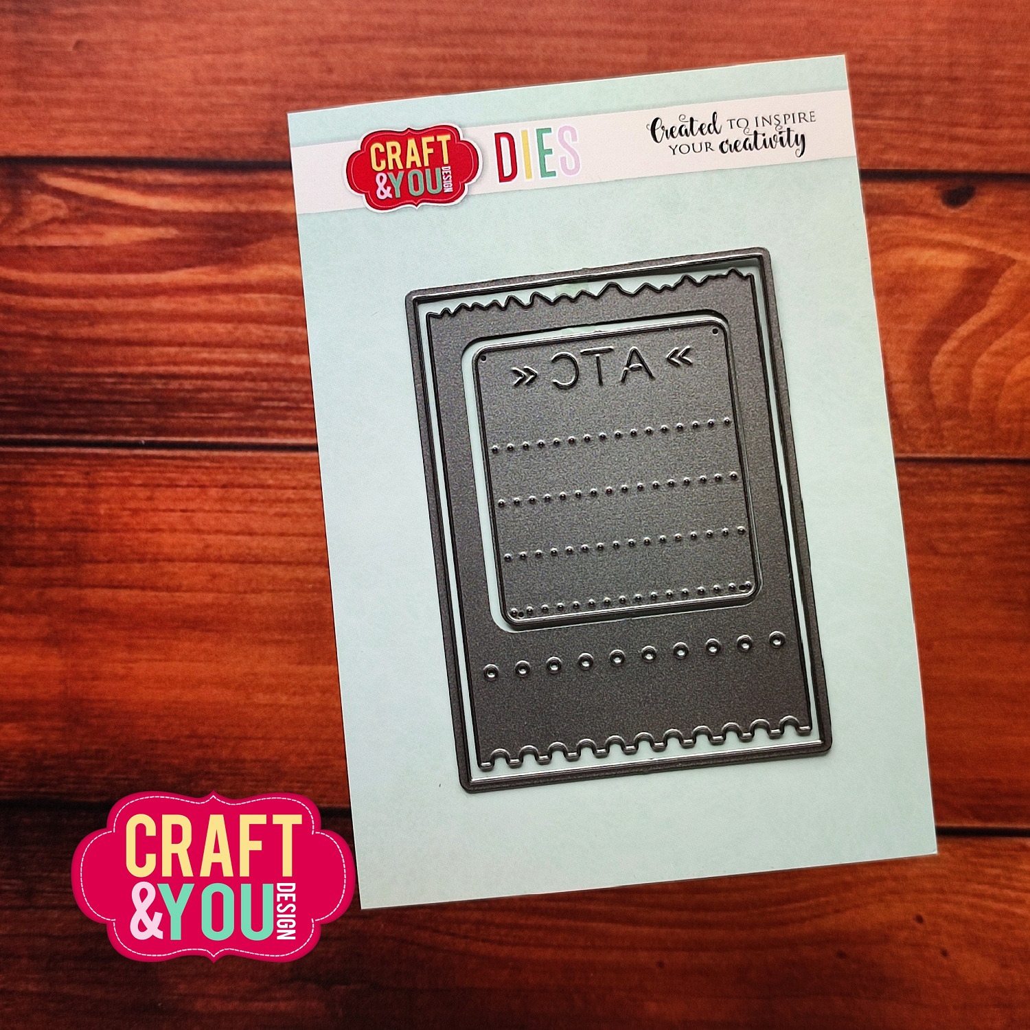 CW297 Cutting Die - ATC Ticket - Craft&You Design