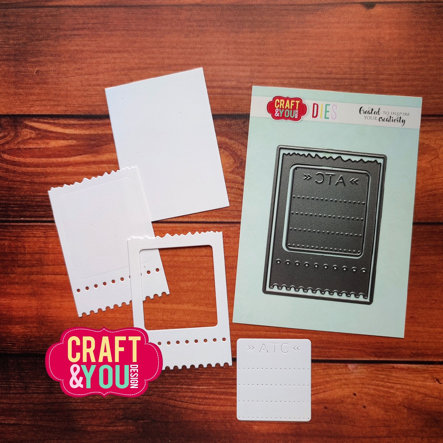 CW297 Cutting Die - ATC Ticket - Craft&You Design