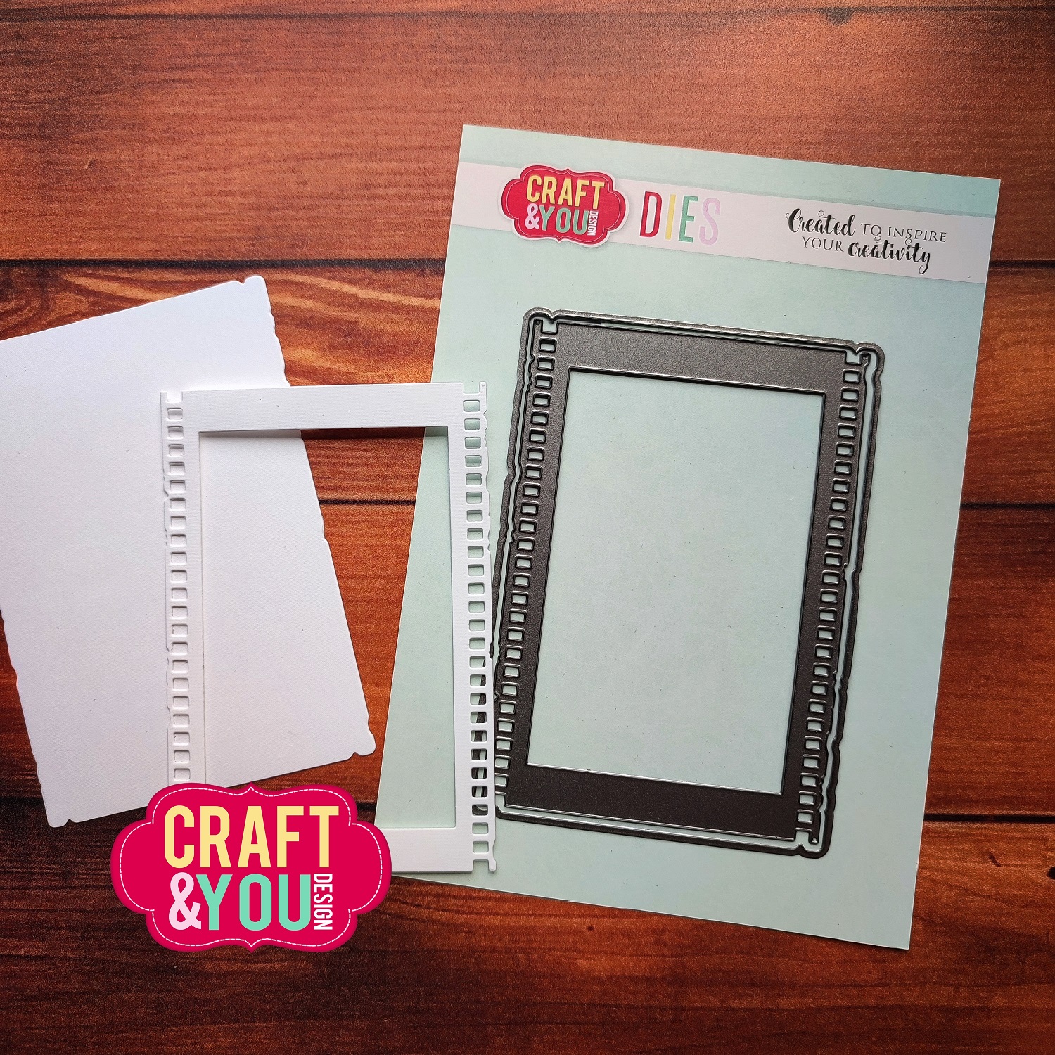 CW298 Cutting Die - Film Frame 9x13 - Craft&You Design