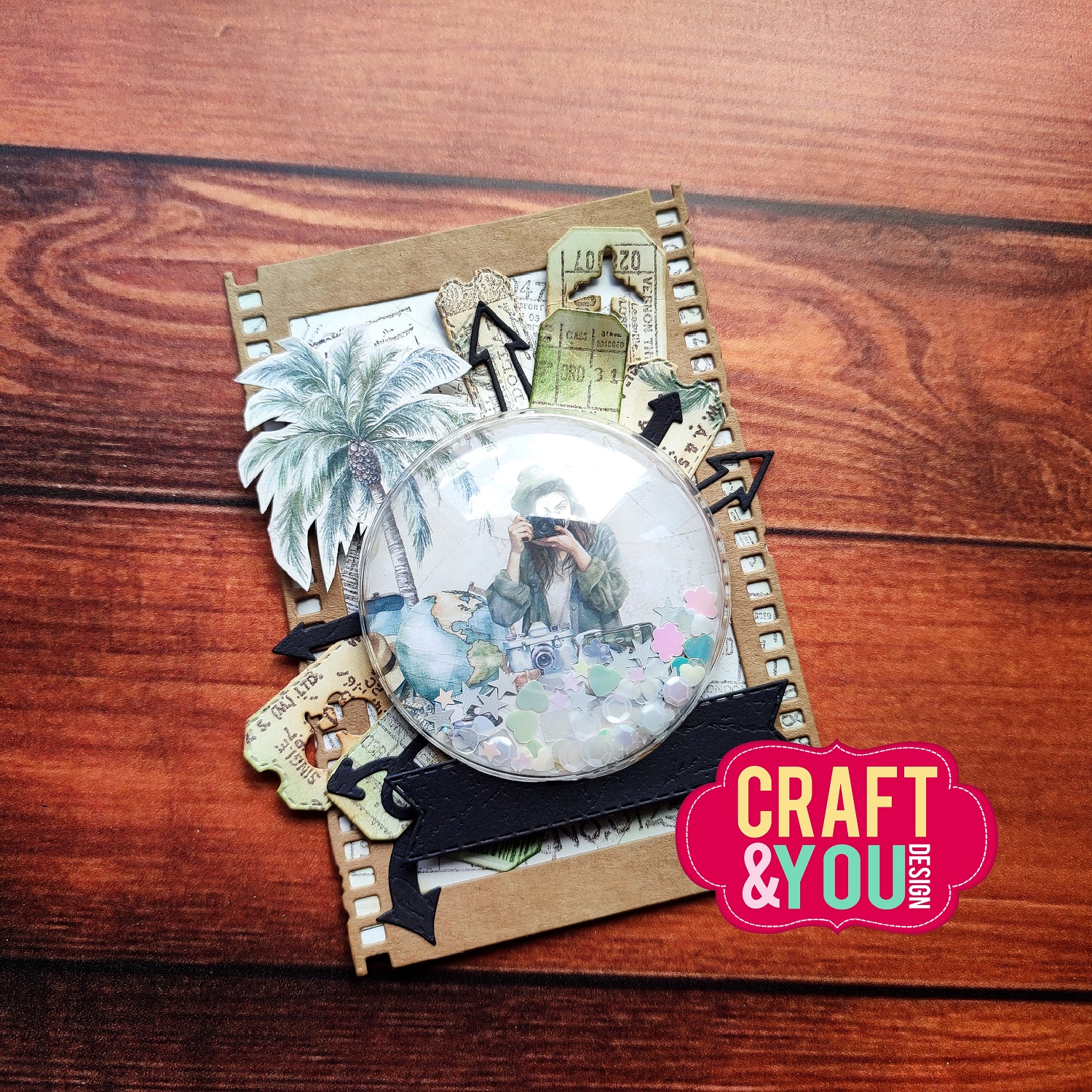 CW298 Cutting Die - Film Frame 9x13 - Craft&You Design