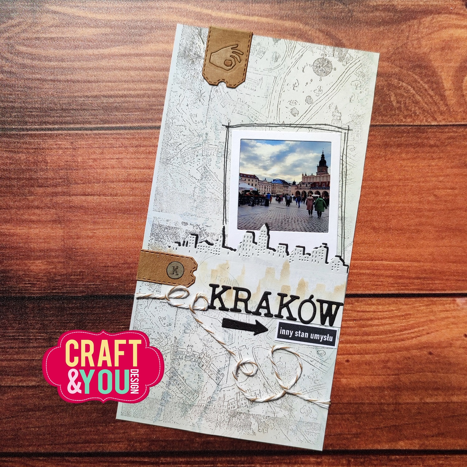 CS038 Clear StampsOld Town Map - Craft & You Design
