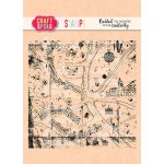 CS038 Clear StampsOld Town Map - Craft & You Design