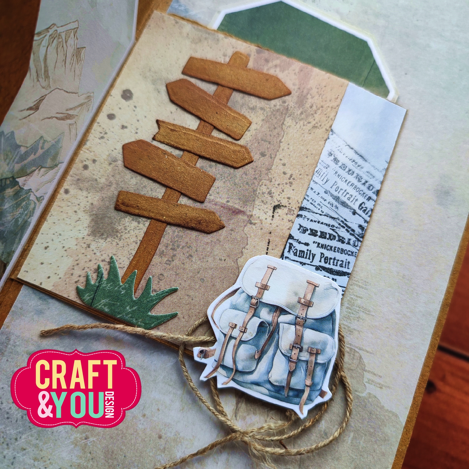 CW300 Cutting Die - Signpost- Craft&You Design