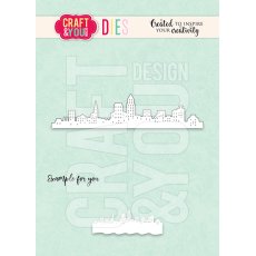 CW302  Cutting Die -  Border City - Craft&You Design