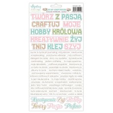 MT-IMC-13PL  In My Craftroom - Paper stickers - elements PL - MINTAY