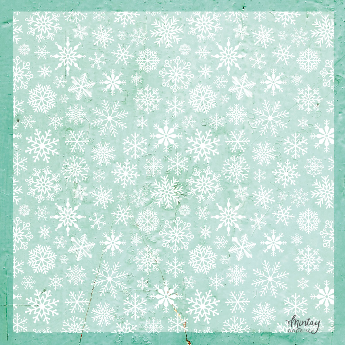 MT-VEL-08 - 30,5 x 30,5 cm - Snowflakes