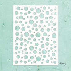 MTK-STEN-37   Mintay Kreativa - Stencil - Bubbles