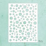 MTK-STEN-37   Mintay Kreativa - Stencil - Bubbles