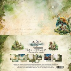 AA-TOMAF-07   Alchemy of Art - 12x12'' -   A SET OF PAPERS - Tales of moss and fern