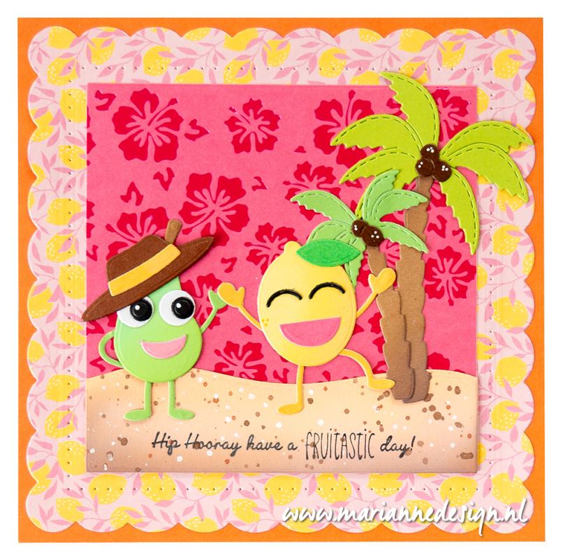 CR1662 Metal Die Marianne Design - Hot foil- hibiscus