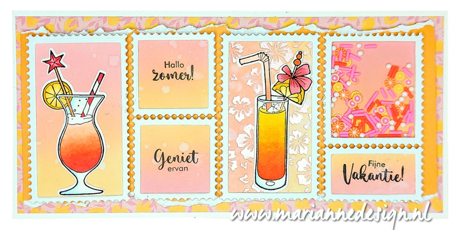 LR0069 Marianne Design - Shakables -Fresh Lemonade