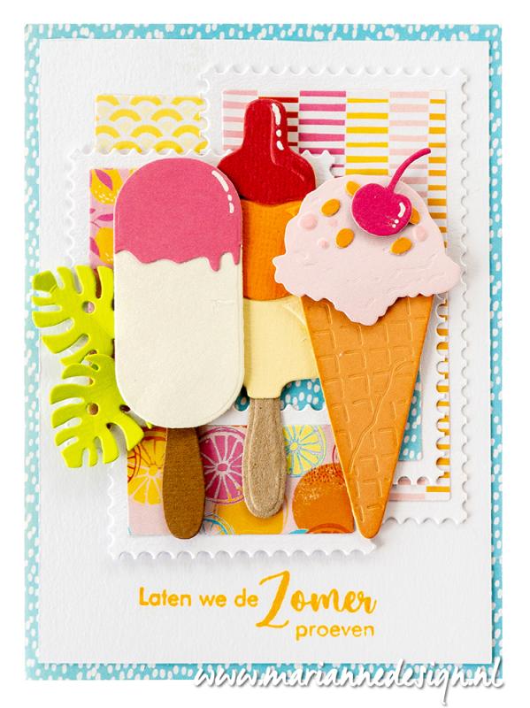 LR0865 Metal Die Marianne Design - Creatable - Popsicles