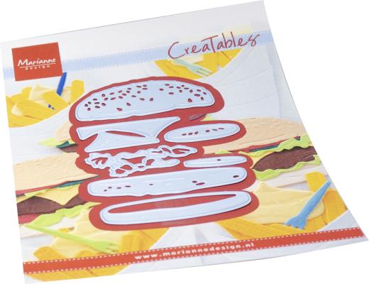 LR0867 Metal Die Marianne Design - Creatable - burger