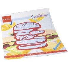 LR0867  Metal Die Marianne Design - Creatable - burger