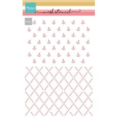 PS8163  Mask Marianne Design -  Mask Stencil -2 layer nautical