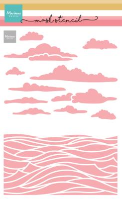 PS8164 Mask Marianne Design - Mask Stencil -Sea scenery