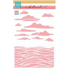 PS8164  Mask Marianne Design -  Mask Stencil -Sea scenery
