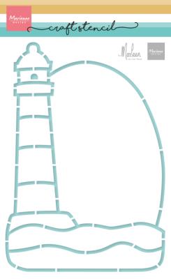 PS8165 Mask Marianne Design - Mask Stencil-Lighthouse by Marleen