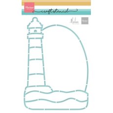 PS8165 Mask Marianne Design -  Mask Stencil-Lighthouse by Marleen