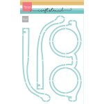 PS8166 Mask Marianne Design - Mask Stencil- Sunglasses