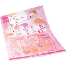 COL1549 Dies Marianne Design Collectables -Eline's Flamingo Family