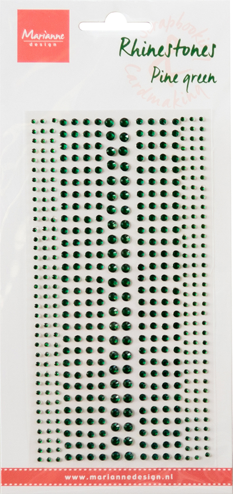 CA3161 Rhinestones - Pine green