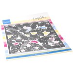 CR1663 Metal Die Marianne Design - CrafTables -Background Fall Leaves