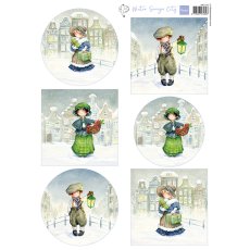 HK1715  one side Marianne Design -Hetty's Winter Snoesjes - City