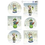 HK1715  one side Marianne Design -Hetty's Winter Snoesjes - City