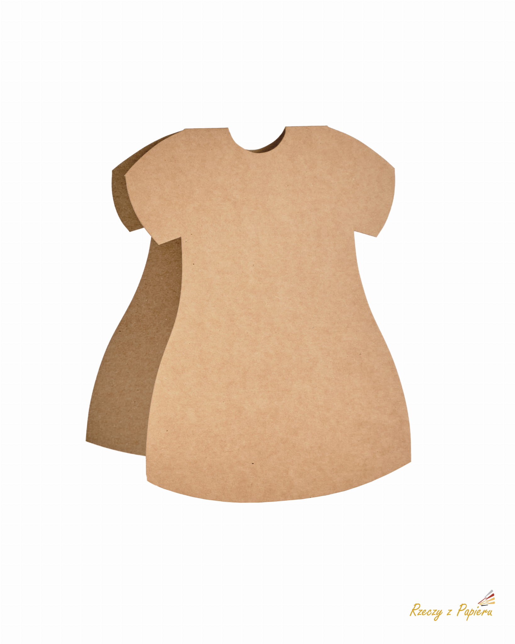 RZP-197 Dress base - kraft 14,7x18,7