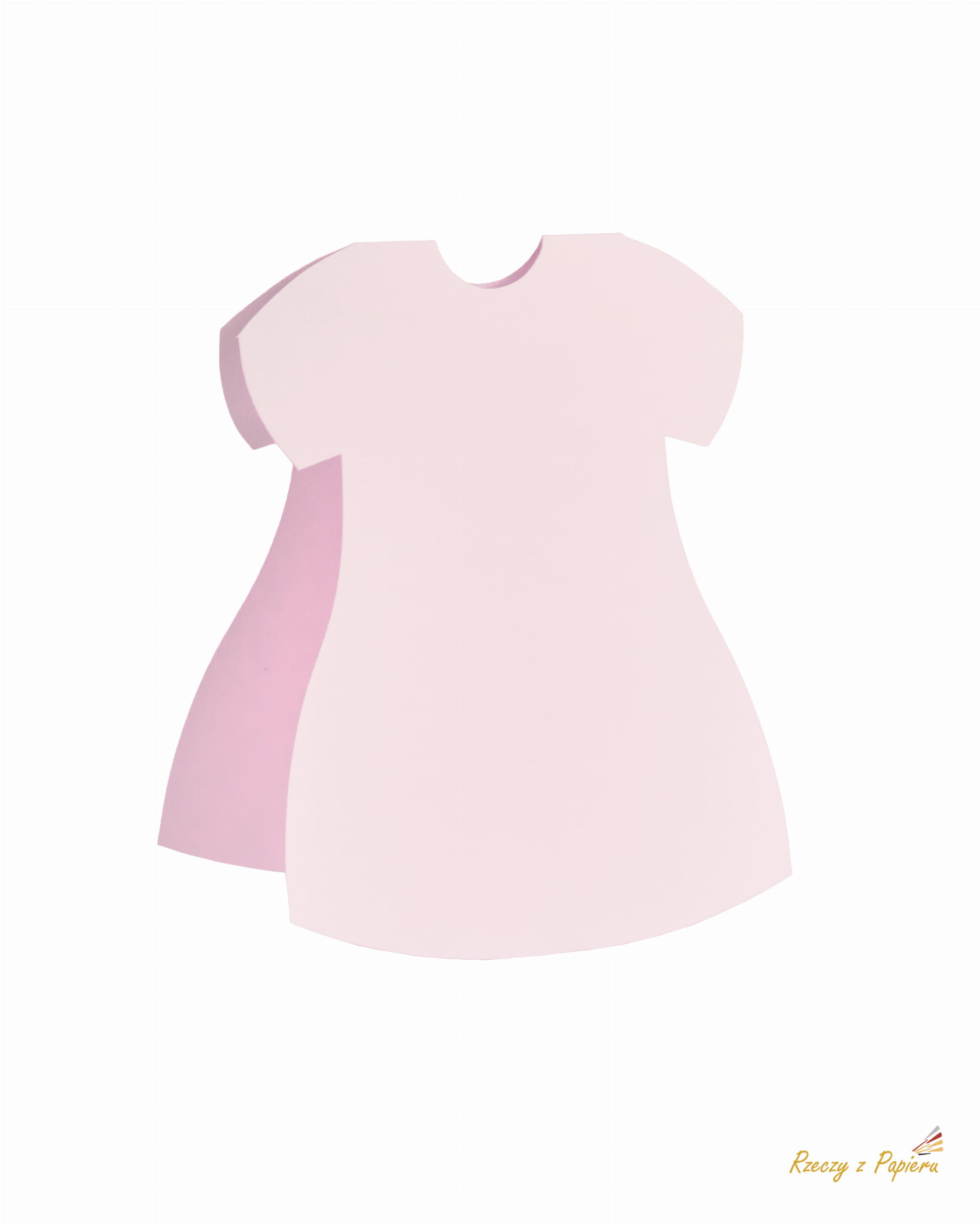 RZP-198 Dress base - pink 14,7x18,7
