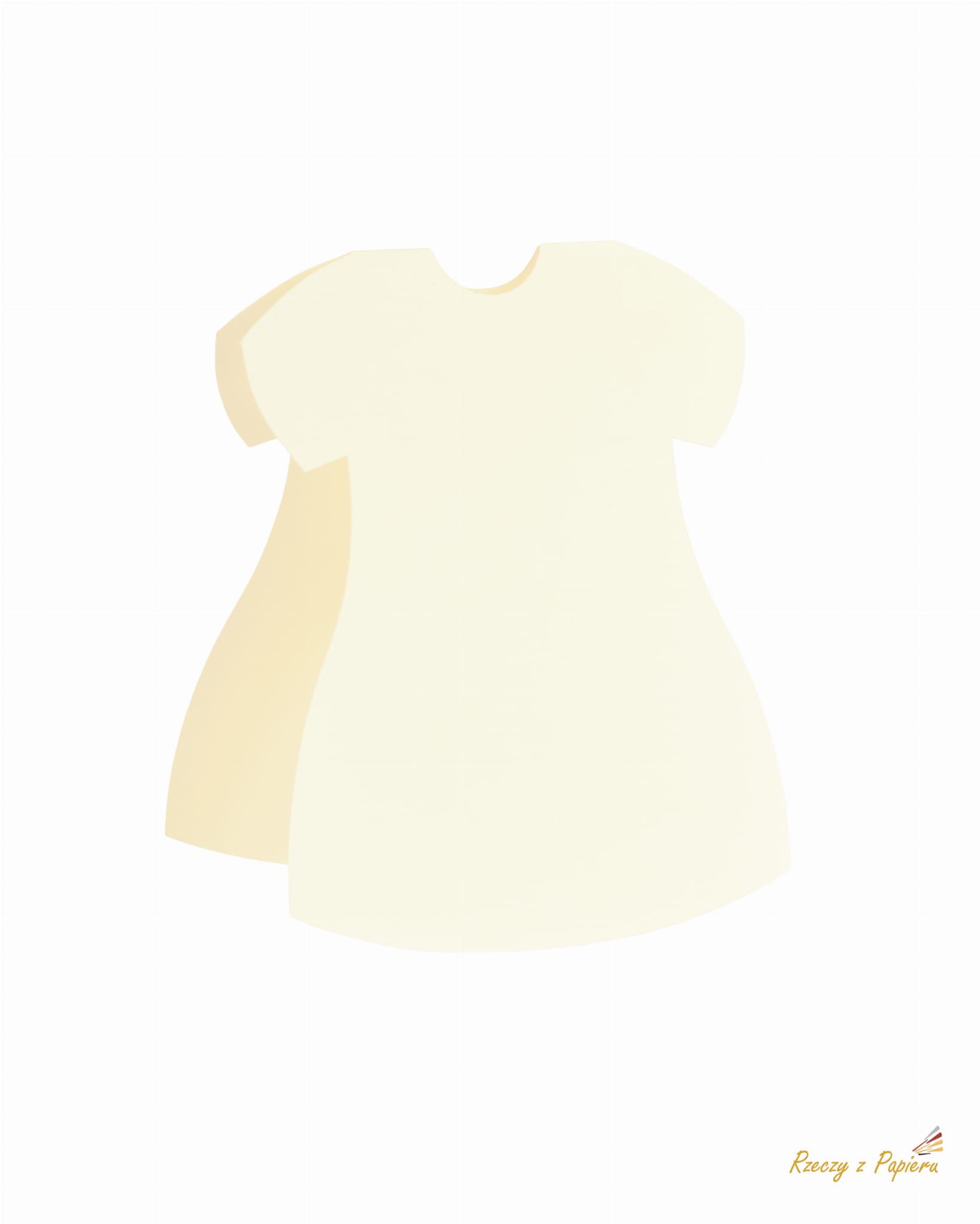 RZP-199 Dress base - cream 14,7x18,7
