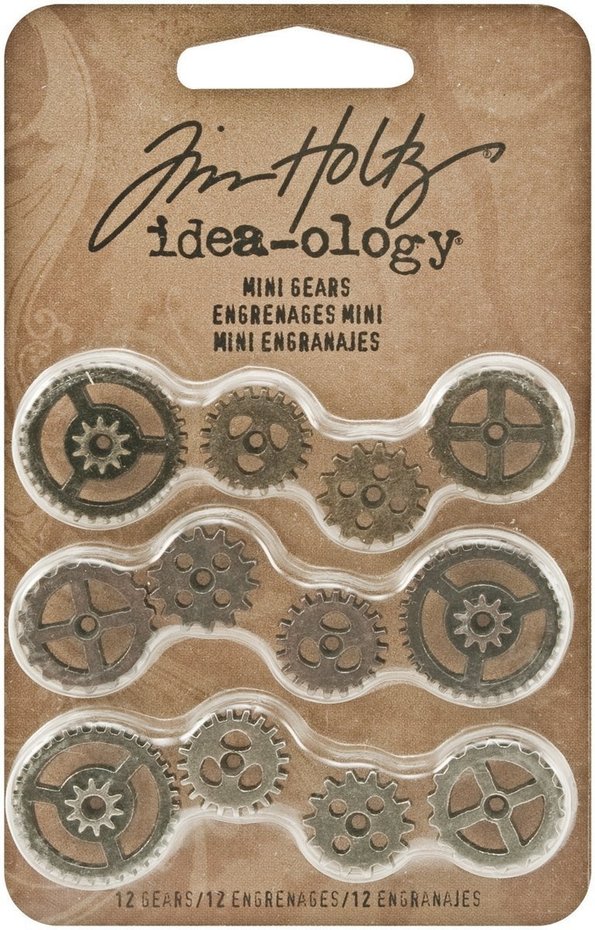 TH93012 Tim Holtz Mini Gears (12pcs)