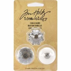 TH92840 Tim Holtz Curio Knobs (3pcs)