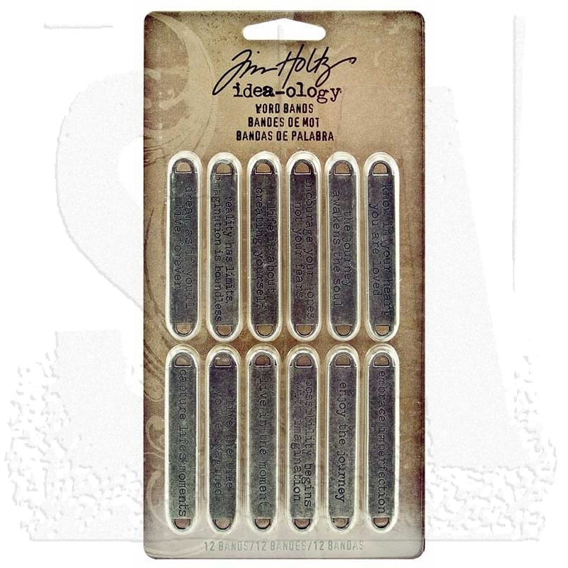 TH93000 Idea Ology Metal Word Bands Life