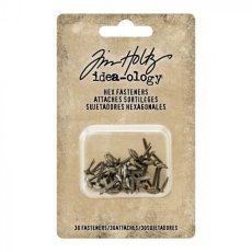 TH93268 Idea-ology HEX FASTENERS (30szt) - Tim Holtz 