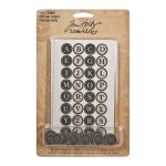 TH92819 Tim Holtz Type Charms (16pcs) 