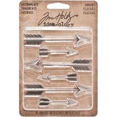 TH93127 Tim Holtz  Idea-ology ADORNMENTS ARROWS (6pcs)