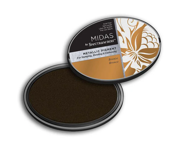 SN-IP-MIM-BRON Midas by Spectrum Noir Metallic Pigment Inkpad - Bronze