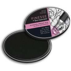 SN-IP-FAL-NBLA Finesse by Spectrum Noir Alcohol Proof Dye Inkpad - Noir  Black